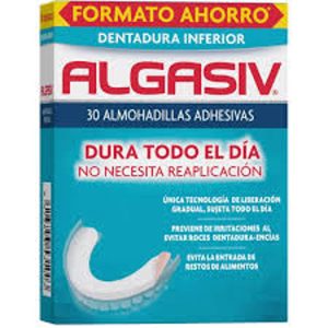 ALGASIV DENTADURA SUPERIOR 30 ALMOHADILLA