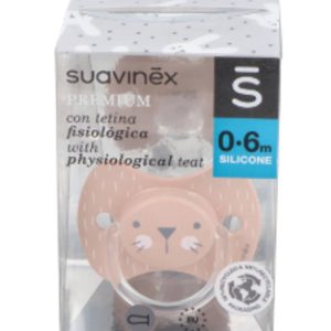 CHUPETE TETINA SILICONA SUAVINEX PREMIUM FISIOLO