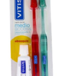 CEPILLO DENTAL ADULTO VITIS ACCESS MEDIO BLISTER