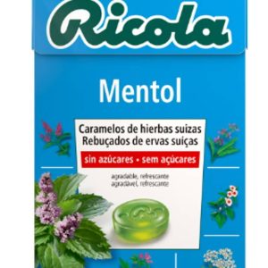 RICOLA CARAMELOS SIN AZUCAR MENTOL 50 G