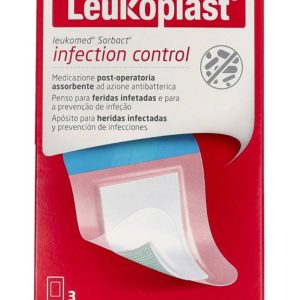 LEUKOMED SORBACT 5X7,2 CM 3 UN