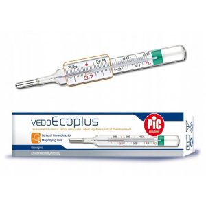 TERMOMETRO CLINICO SIN MERCURIO PIC VEDOECO PLUS 1 UNIDAD