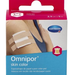 ESPARADRAPO HIPOALERGICO OMNIPOR SKIN COLOR 5 M