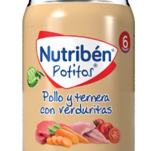 NUTRIBEN POLLO Y TERNERA CON VERDURITAS POTITO 2