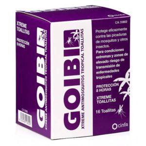 GOIBI XTREME TOALLITAS ANTIMOSQUITOS 16U