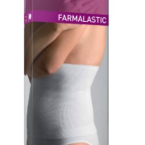 FAJA FARMALASTIC CIERRE VELCRO T.2 BLANC